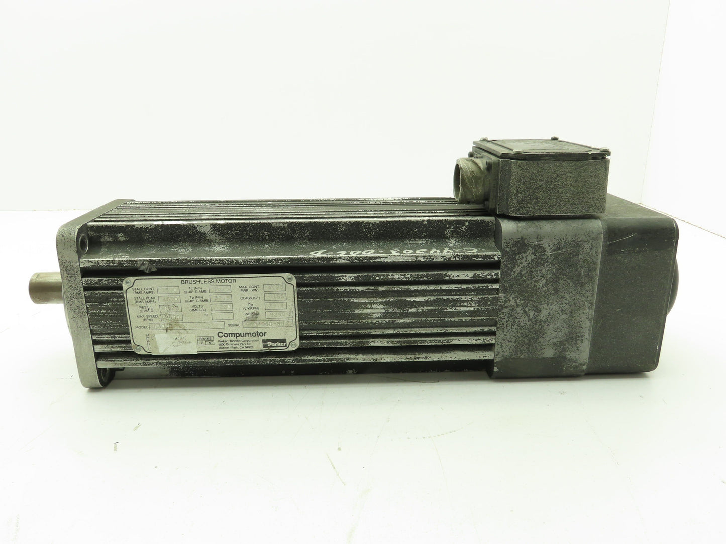 Parker 630-B Compumotor Brushless Servo Drive Motor 230V 2500RPM 4.25KW