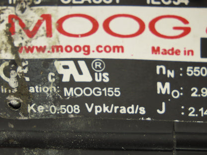 Moog G464-415A 06.P1.100-0097 Servo Motor nN 5500 G400 1.3 Kw Holding Brake 24V