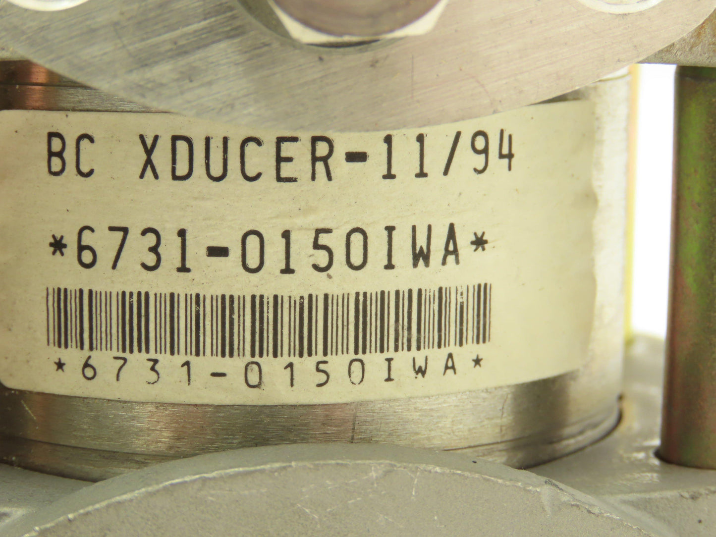 Bailey BCN64215160 Pressure Transmitter BC Xducer Transducer 2000PSI