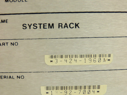 Cincinnati Milacron 3-531-4226A PLC Card Rack Chassis Rev B 20 Slot