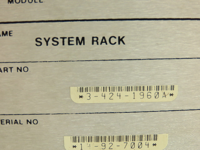 Cincinnati Milacron 3-531-4226A PLC Card Rack Chassis Rev B 20 Slot