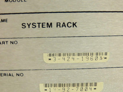 Cincinnati Milacron 3-531-4226A PLC Card Rack Chassis Rev B 20 Slot