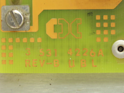 Cincinnati Milacron 3-531-4226A PLC Card Rack Chassis Rev B 20 Slot