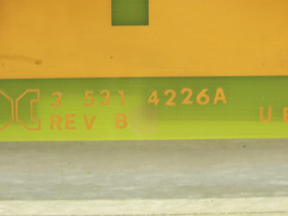 Cincinnati Milacron 3-531-4226A PLC Card Rack Chassis Rev B 20 Slot