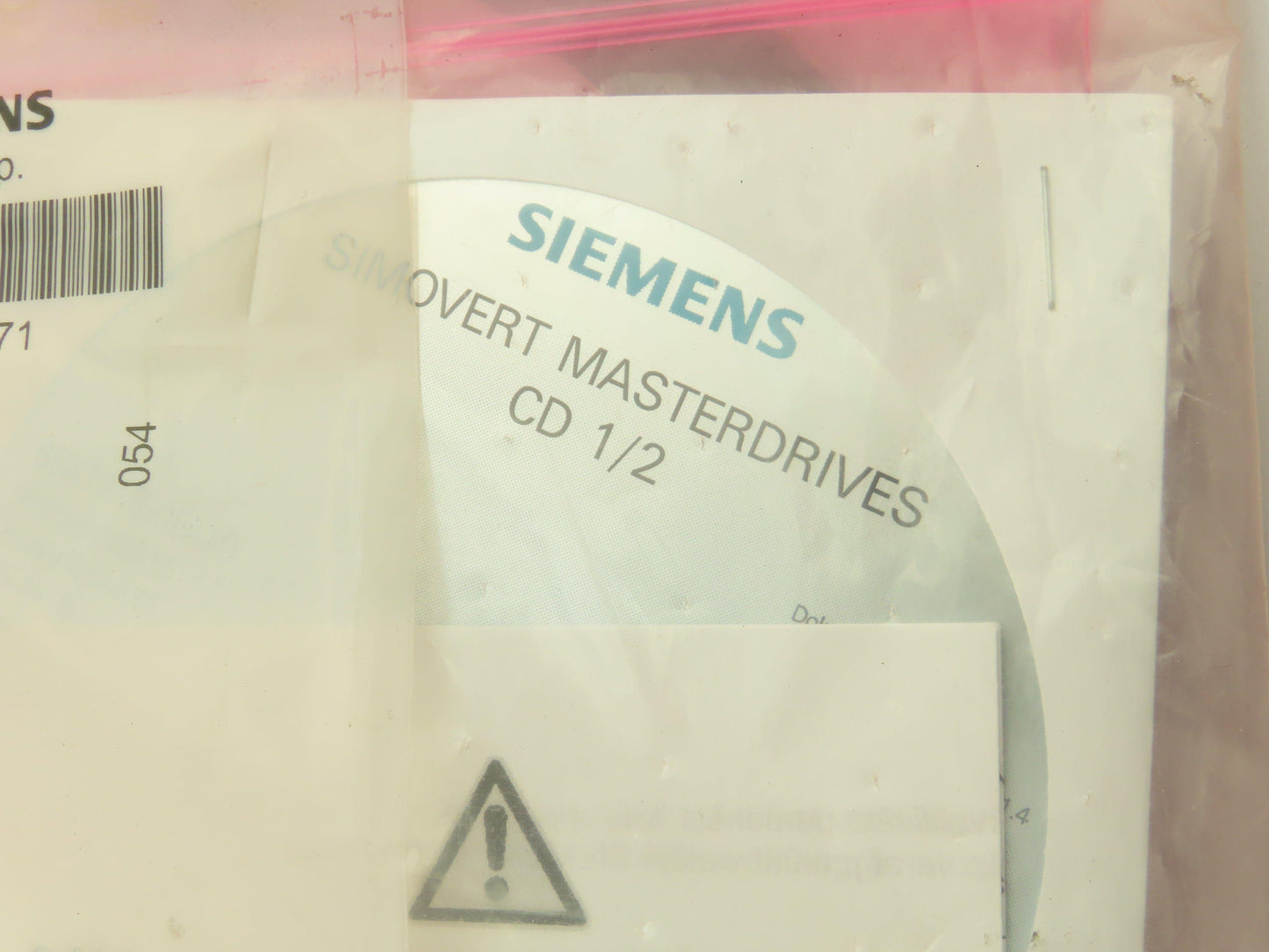Siemens T-VD6001571 A5E01184387 Simovert Masterdrives CD 1/2 2/2 Servo Drive Kit
