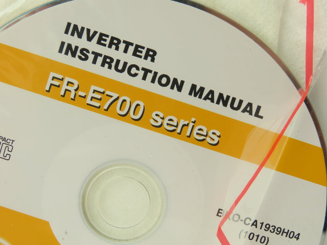 Mitsubishi Electric FR-E700 Inverter Installation Guideline FRE700