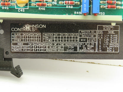 Johnson Controls CEB-104-0 Control Board JCM2-0 Circuit Controller PLC Card