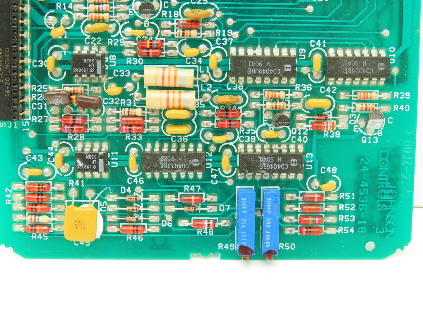 Johnson Controls 24-4536-18 Control Circuit Board Temperature Controller System