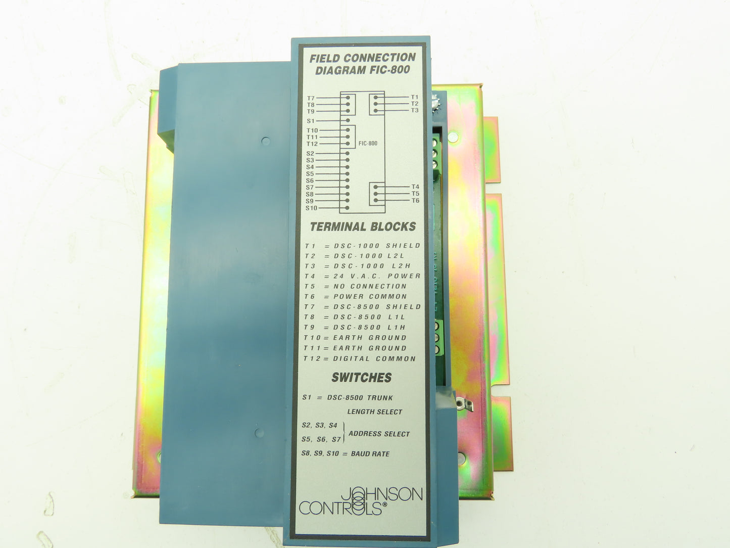 Johnson Controls FIC-800-701 Field Interface Controller Rev F