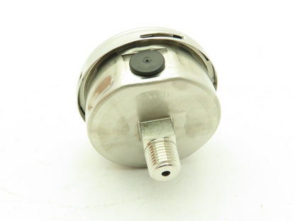 Wika 9832233 Industrial Pressure Gauge 1/4" NPT 3000 PSI 2.5" 233.54 Stainless