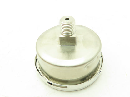 Wika 9832233 Industrial Pressure Gauge 1/4" NPT 3000 PSI 2.5" 233.54 Stainless