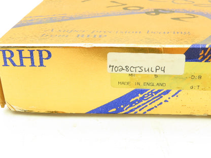 RHP England 7028CTSULP4 Super Precision Ball Bearing 140 x 210 x 33 mm