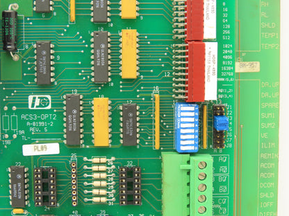 Industrial Drive ACS3-OPT2 A-81991-2 Servo Encoder Board Rev 5 Motor Control