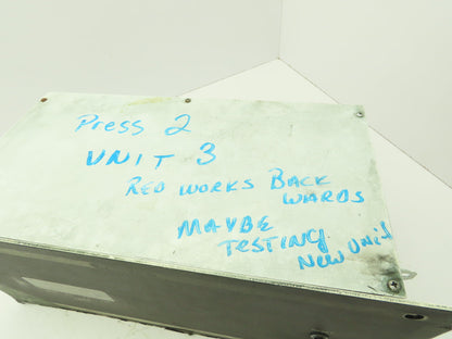 Control Technologies 10134 Newspaper Printing Unit Control II Module PLC Rev C