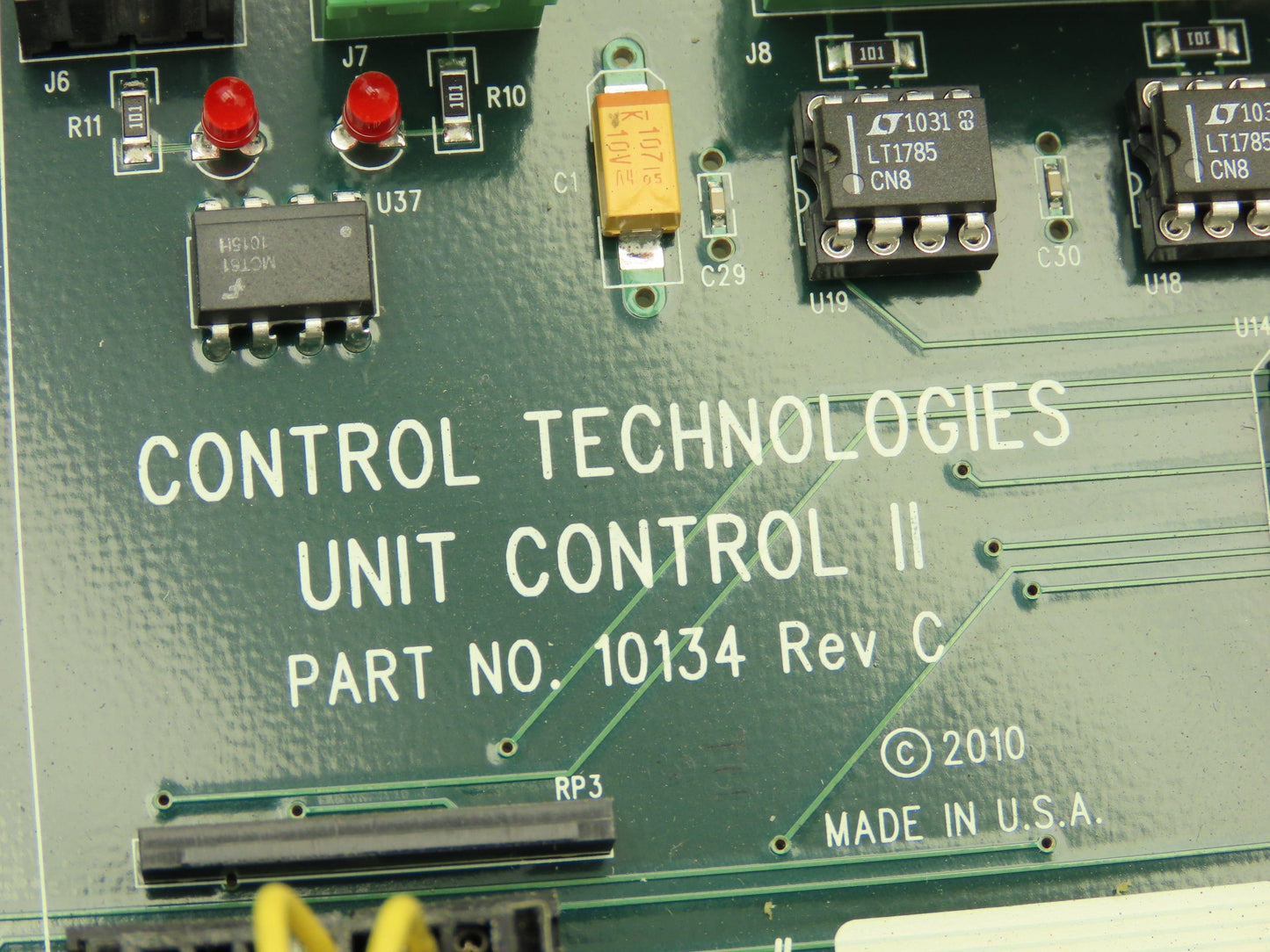 Control Technologies 10134 Newspaper Printing Unit Control II Module PLC Rev C