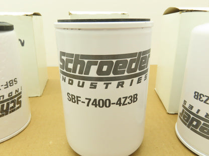 Schroeder SBF-7400-4Z3B Hydraulic Filter Lot of 3