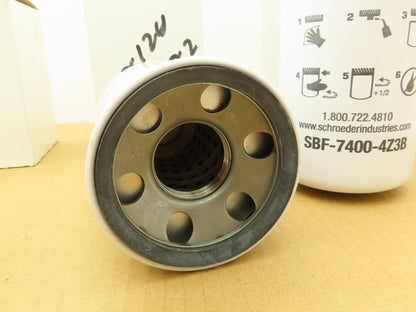 Schroeder SBF-7400-4Z3B Hydraulic Filter Lot of 3
