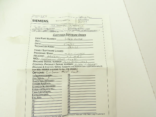 Cincinnati Milacron Miniscribe Hard Drive Assembly Siemens A950 Software Seagate