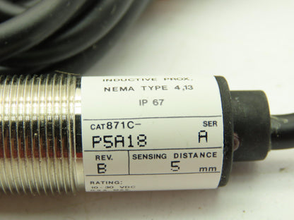 Allen Bradley 871C-P5A18 Inductive Proximity Switch Bulletin 871C Ser A Rev B