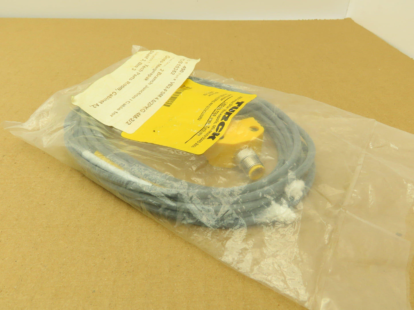 Turck VB2-FSM 4.5/2PKG 4M-2/2CS10352 M12 Splitter Cordset