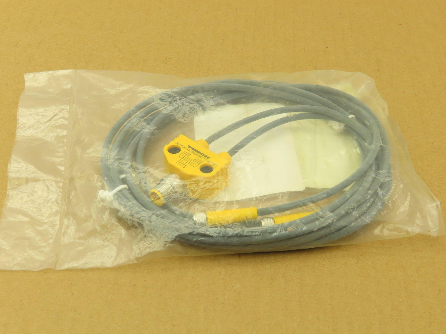Turck VB2-FSM 4.5/2PKG 4M-2/2CS10352 M12 Splitter Cordset