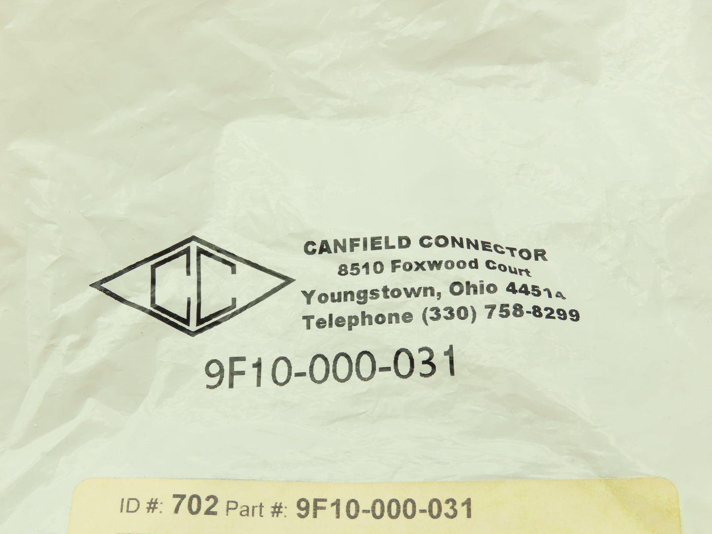 Canfield Connector 9F10-000-031 Electronic Magnetic Sensor Reed Switch Lot of 7