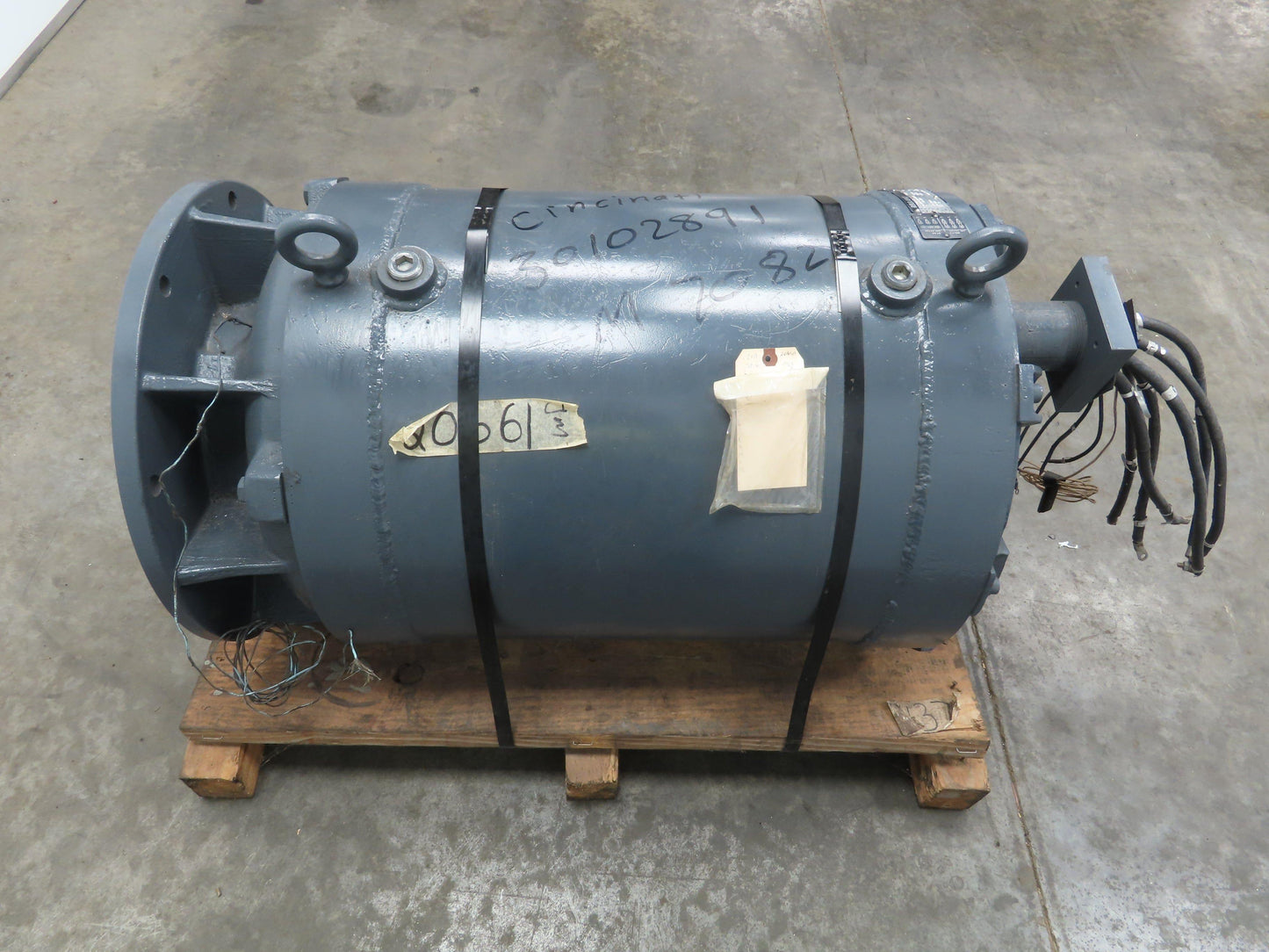 Reuland 0750Q-PBVN-0001 75 Hp Motor 500-6000 Rpm 210-435v 3ph 17-200 Hz 449DZ Fr