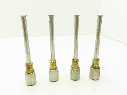 3/8 Flare Adaptor 3/8 Barb 304 Stainless Crimp Air Conditioner Line Lot of 4