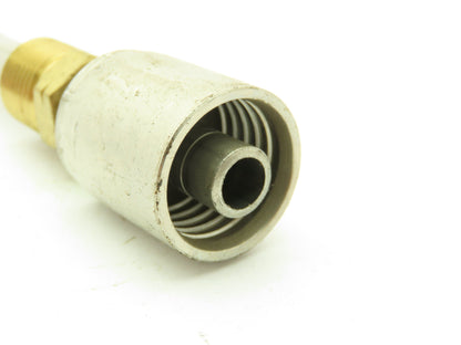 3/8 Flare Adaptor 3/8 Barb 304 Stainless Crimp Air Conditioner Line Lot of 4