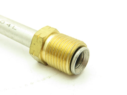 3/8 Flare Adaptor 3/8 Barb 304 Stainless Crimp Air Conditioner Line Lot of 4