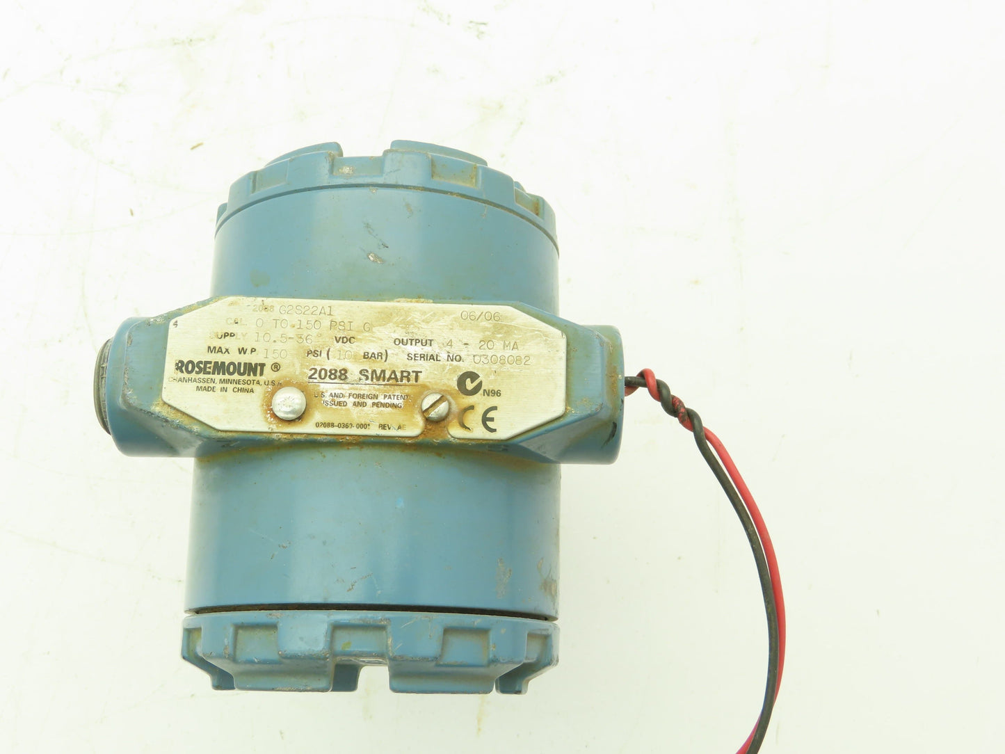 Rosemount 2088-G2S22A1 Smart Pressure Transmitter 0-150 PSI