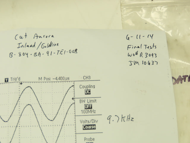 Kollmorgen Goldline B-804-BA-91-TE1-008 PM Servo Motor 2000 RPM 230V No Encoder