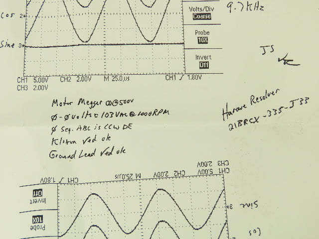 Kollmorgen Goldline B-804-BA-91-TE1-008 PM Servo Motor 2000 RPM 230V No Encoder