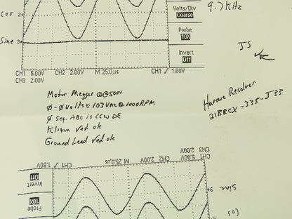 Kollmorgen Goldline B-804-BA-91-TE1-008 PM Servo Motor 2000 RPM 230V No Encoder