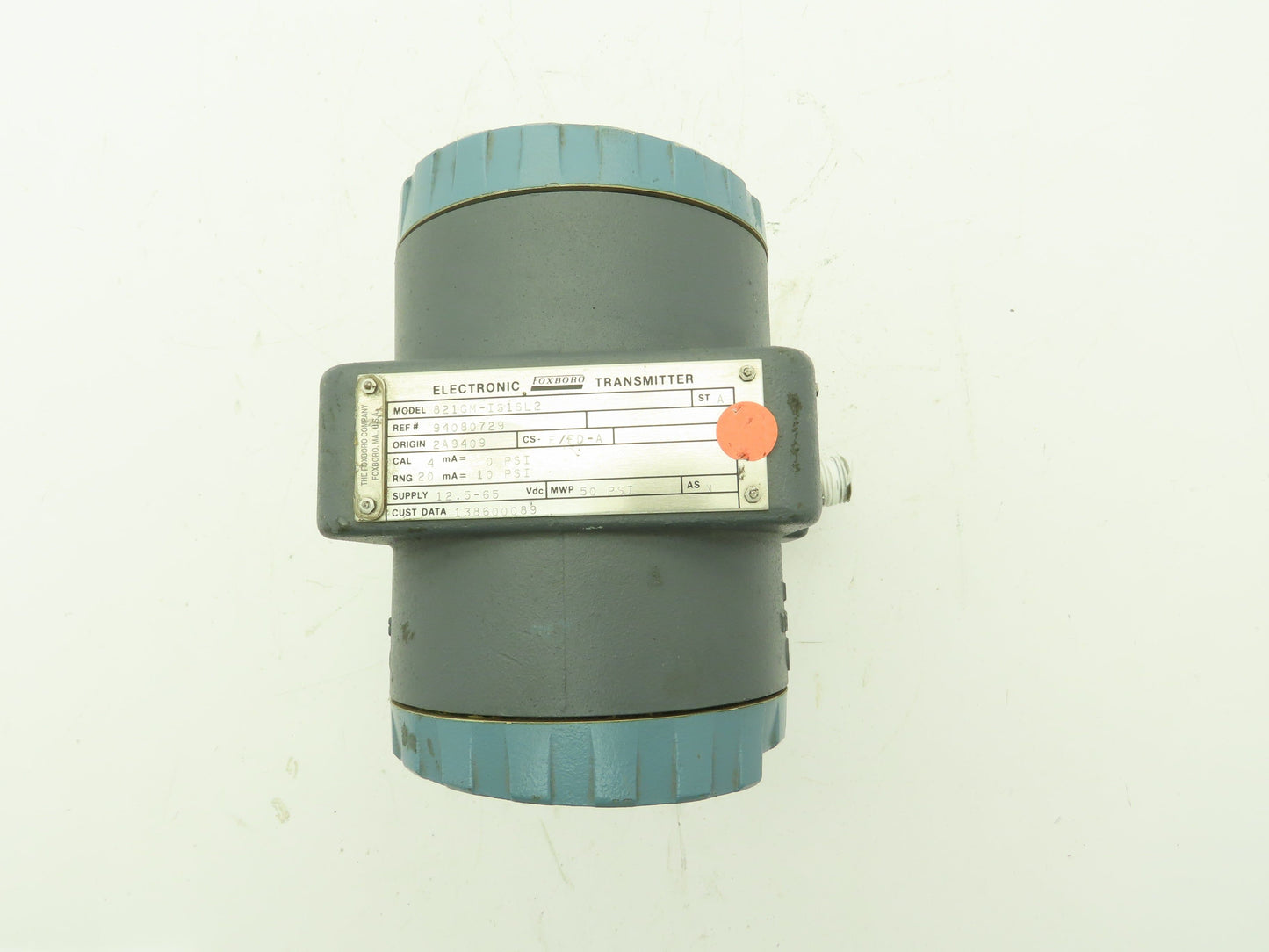 Foxboro 821GM-IS1SL2 Pressure Transmitter w/ Base D0135NA