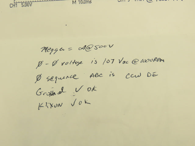 Kollmorgen B-804-BA-91-TE1-008 Goldline B Brushless Servo Motor 230V 2000 RPM