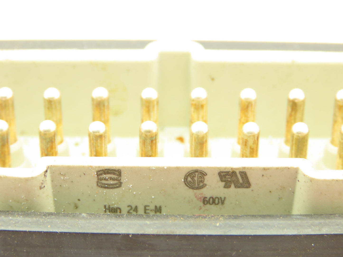 Harting 24 Pin Male And Female Connector Set 16 Amp 500v Hen 24 E-F, Hen 24 E-M