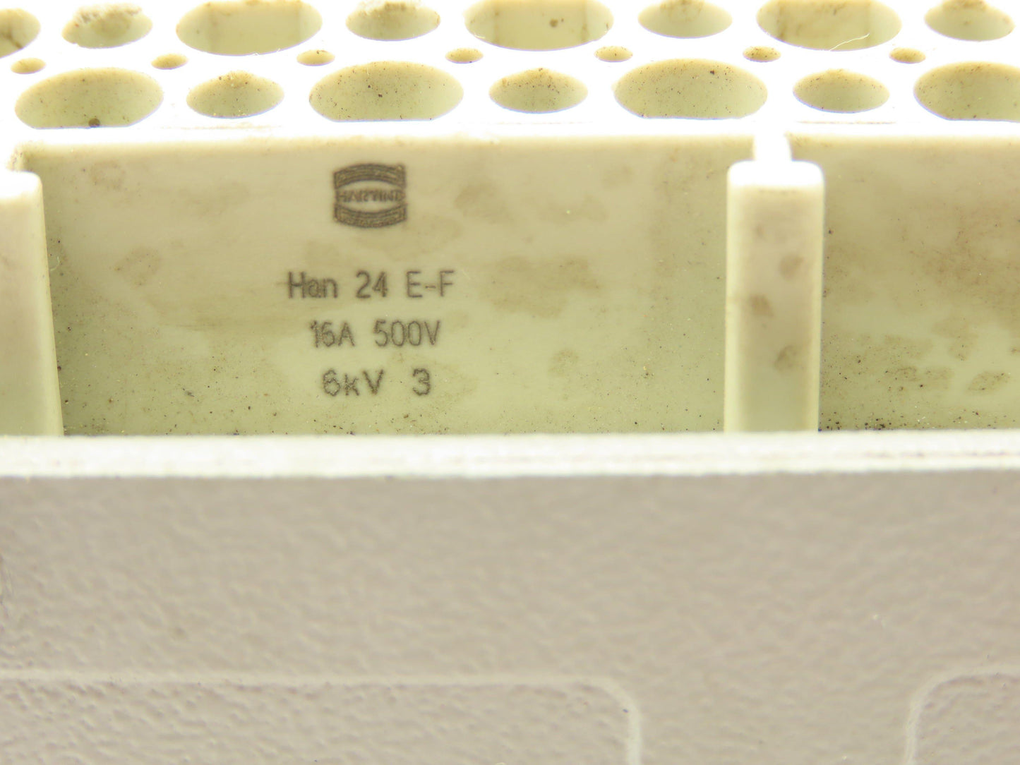 Harting 24 Pin Male And Female Connector Set 16 Amp 500v Hen 24 E-F, Hen 24 E-M