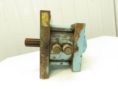 Parker DS74-FE5T3 Tork-Mor Rotary Actuator 100° Rotation 750 PSI