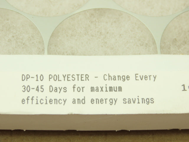 10-1/2x 16-1/2x 1/2" Polyester Air Filter DP-10  LOT OF 16