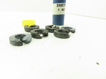 Clyde Bergemann 268793 NGP Graphite Packing Ring Set 1x.5x1.5 Lot of 5