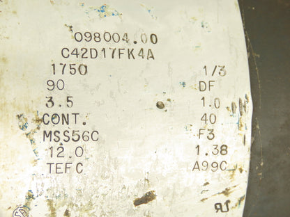 Cyclo Index Series 4010DT Model 300-1/2 180° Rotation Indexer w/Motor w/VFD 115v