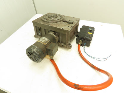 Cyclo Index Series 4010DT Model 300-1/2 180° Rotation Indexer w/Motor w/VFD 115v
