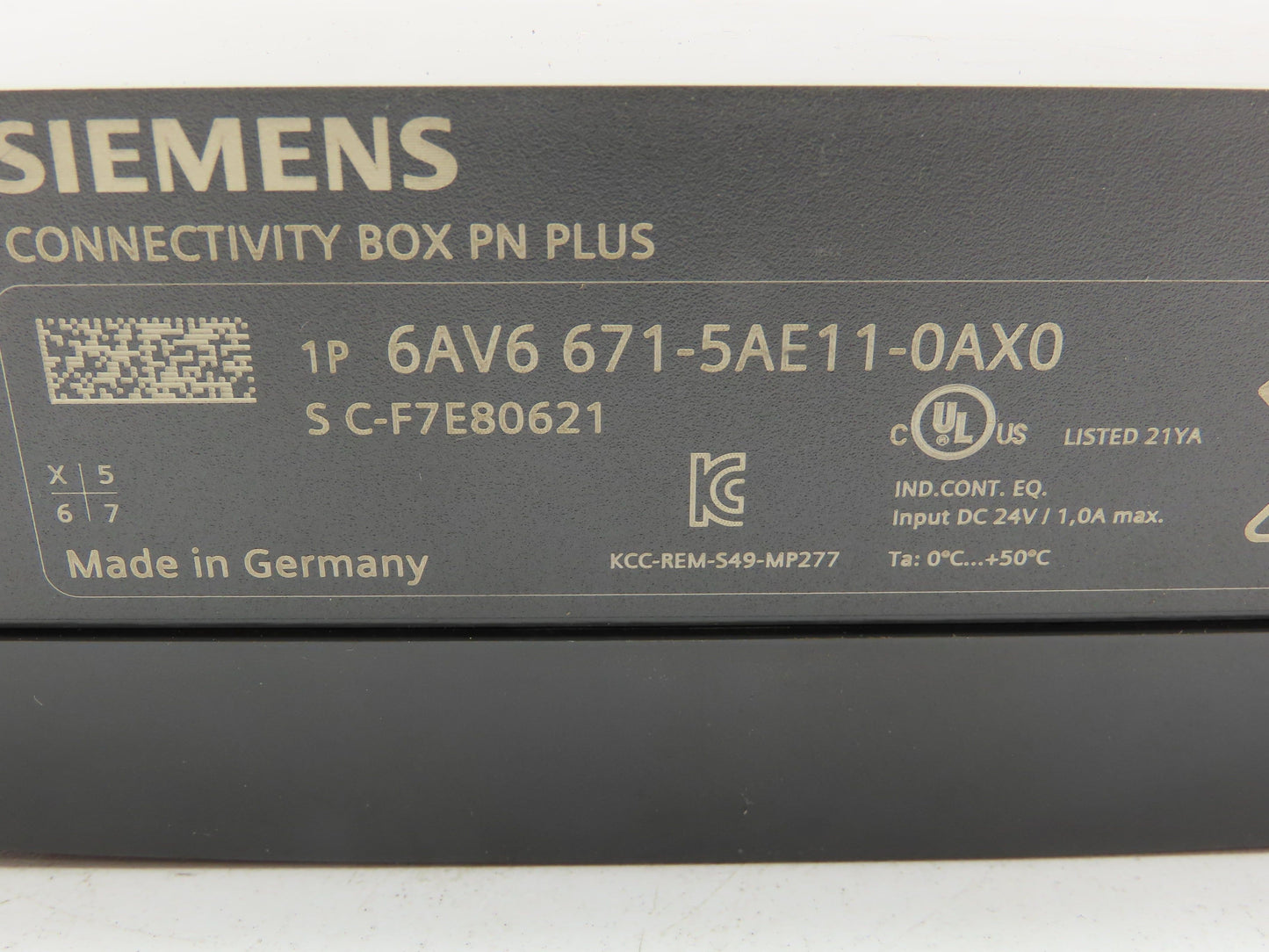 Siemens 6AV6 671-5AE11-0AX0 Connectivity Box PN Plus Profinet Teach Pendant Port