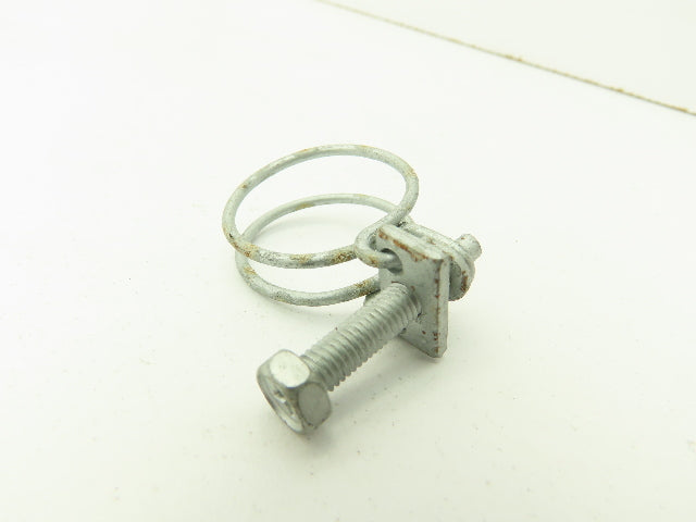 1" Double Wire Steel Hose Tube Clamp  LOT OF 50 Pcs