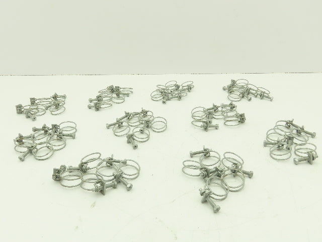 1" Double Wire Steel Hose Tube Clamp  LOT OF 50 Pcs