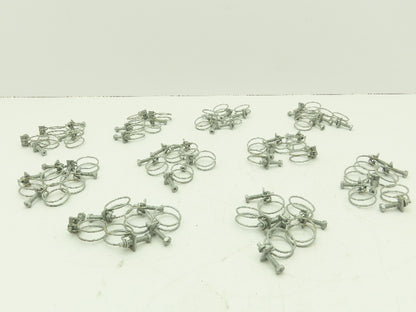 1" Double Wire Steel Hose Tube Clamp  LOT OF 50 Pcs