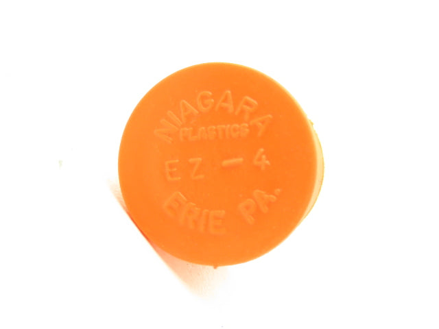Niagara Plastics EZ-4 Orange Plastic Caplugs Straight Pipe Fitting Caps  225 Pcs