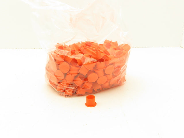 Niagara Plastics EZ-4 Orange Plastic Caplugs Straight Pipe Fitting Caps  225 Pcs