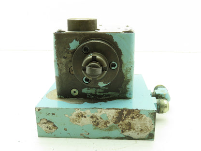 Vickers CPG-06-10A-L-12 Hydraulic Flow Control Panel Valve Single Feed 10 GPM